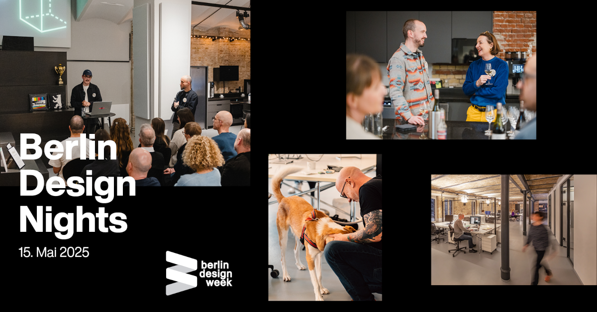 Berlin Design Night am 15. Mai 2025 bei wirDesign